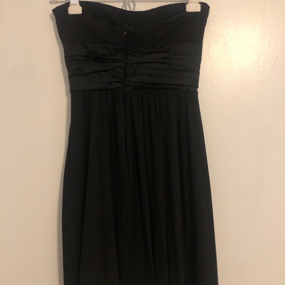 Bebe black strapless dress Sz Small - Picture 3 of 5
